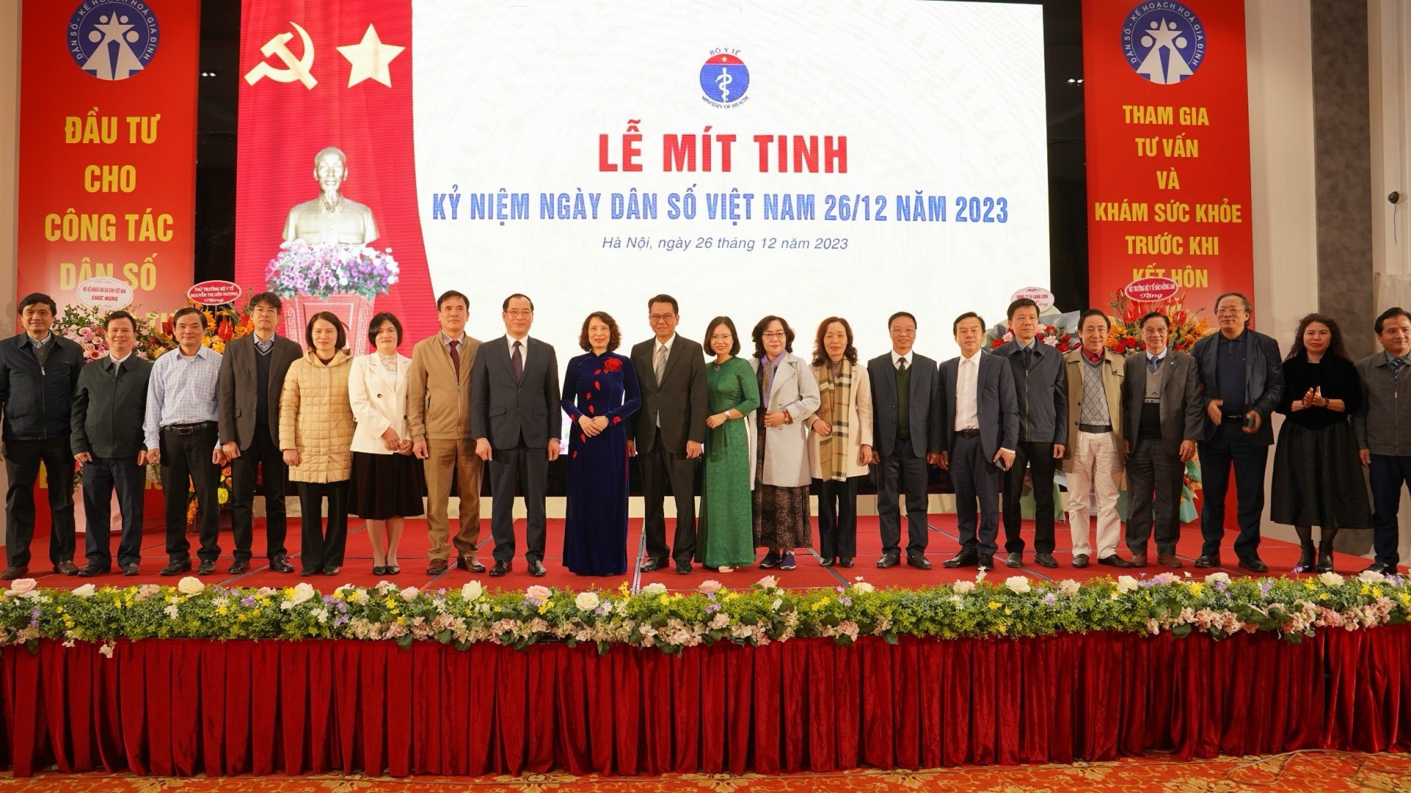 Mít tinh kỷ niệm Ngày Dân số Việt Nam và Tổng kết công tác dân số năm 2023, triển khai kế hoạch năm 2024