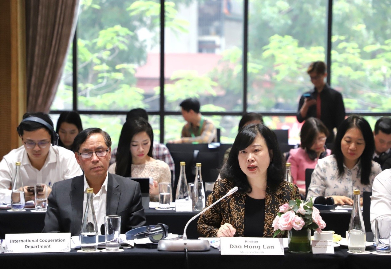 Bộ trưởng Bộ Y tế Đào Hồng Lan tiếp đoàn Doanh nghiệp Hội đồng Kinh doanh Hoa Kỳ - ASEAN