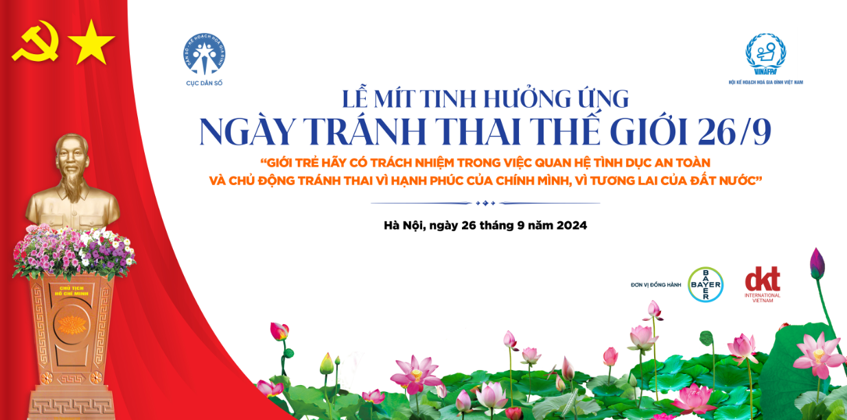 [TRỰC TUYẾN] Lễ mít tinh hưởng ứng Ngày tránh thai Thế giới 26/9 năm 2024.