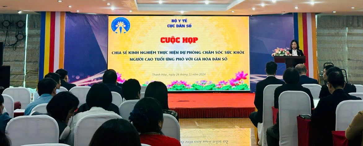 Chia sẻ kinh nghiệm thực hiện dự phòng chăm sóc sức khỏe người cao tuổi ứng phó với già hóa dân số