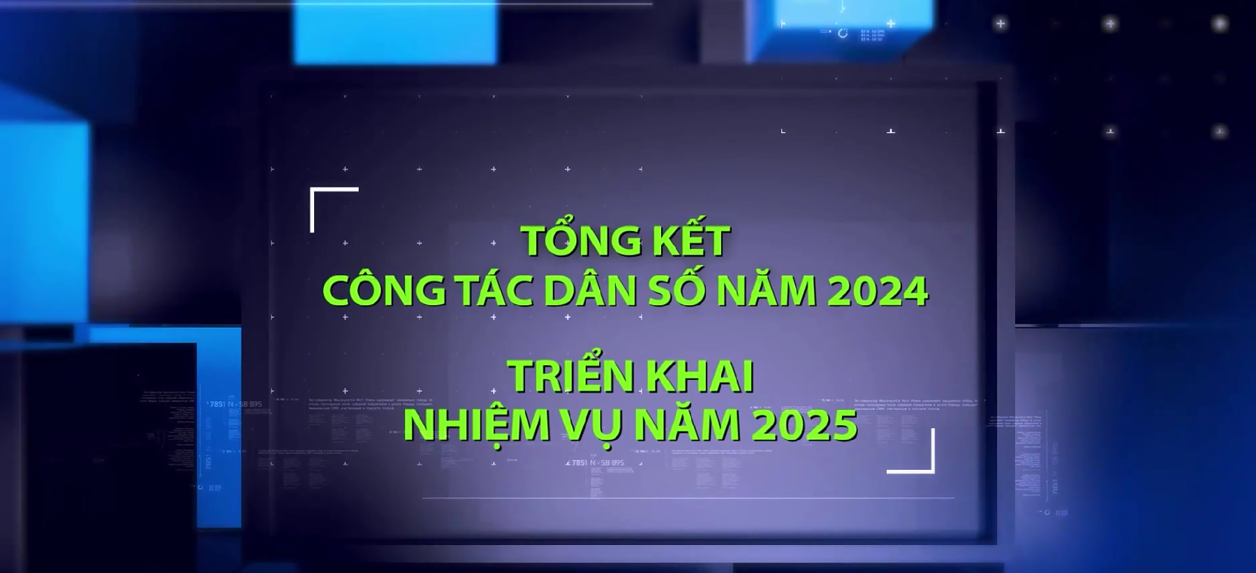 Báo cáo Tổng kết công tác dân số năm 2024, triển khai nhiệm vụ năm 2025.