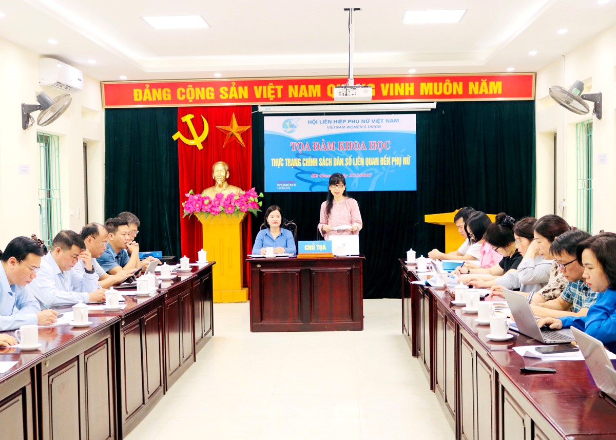 Toạ đàm khoa học "Thực trạng chính sách dân số liên quan đến phụ nữ"