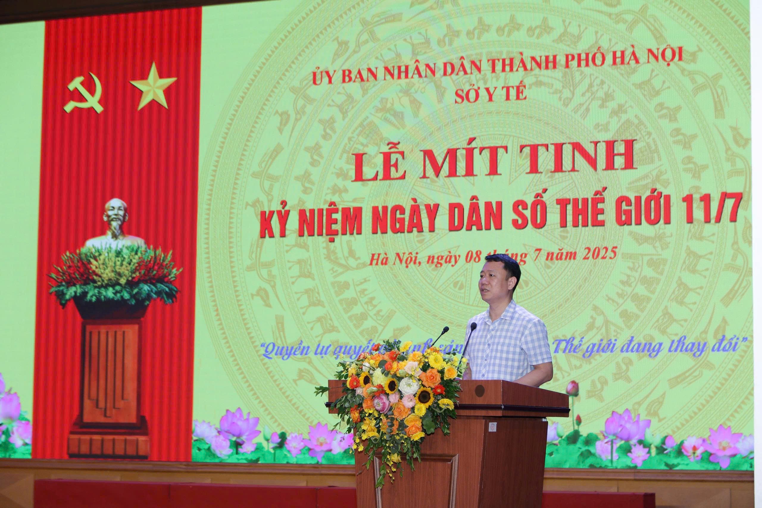 Hà Nội mít tinh kỷ niệm Ngày Dân số Thế giới 11/7: “Quyền tự quyết về sinh sản trong một thế giới đang thay đổi”