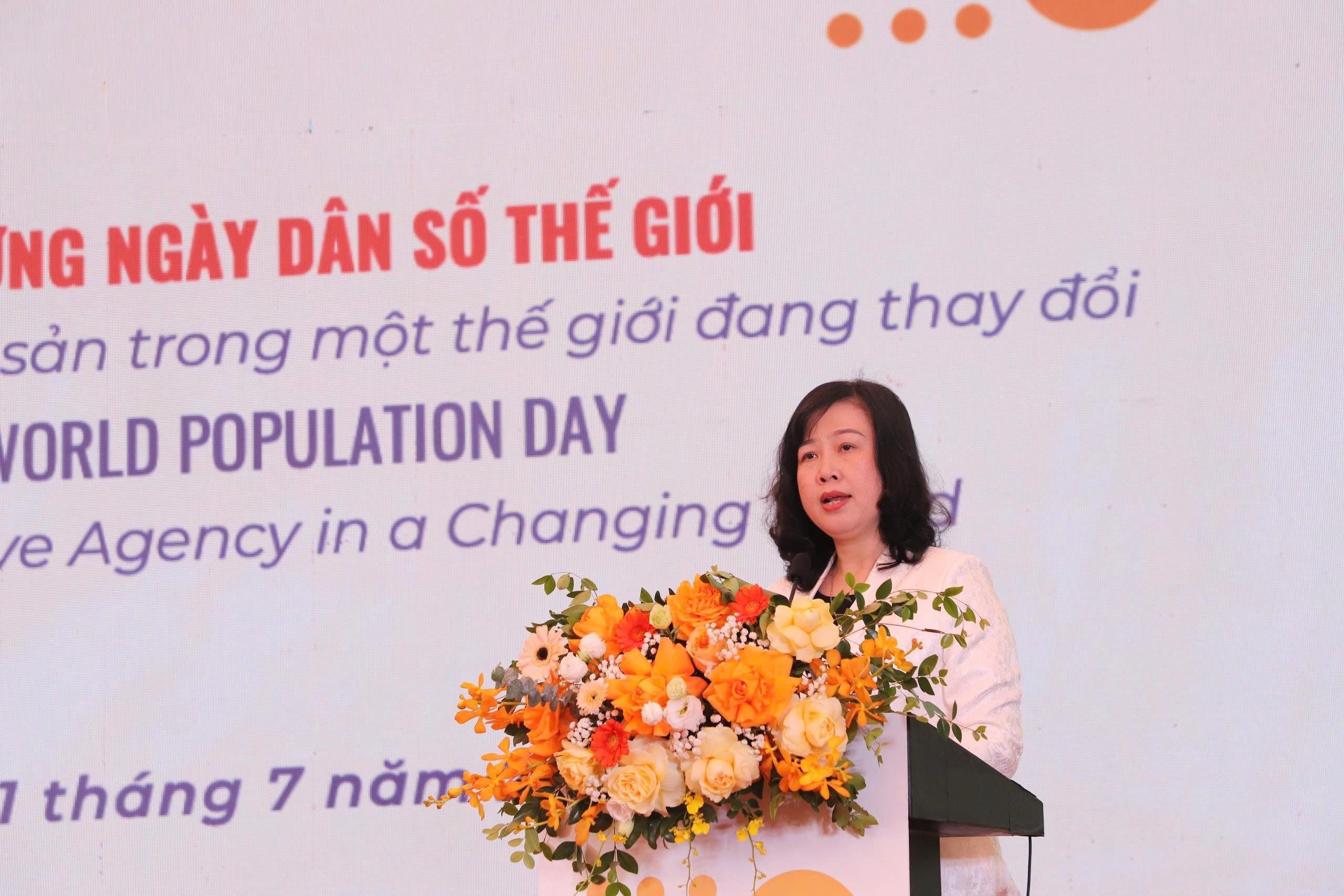 Bài phát biểu của Bộ trưởng Bộ Y tế tại Lễ mít tinh hưởng ứng ngày dân số Thế giới 11/7 năm 2025