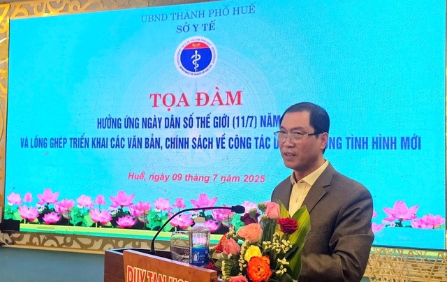 Sở Y tế TP Huế tổ chức Tọa đàm chào mừng Ngày Dân số Thế giới 11/7