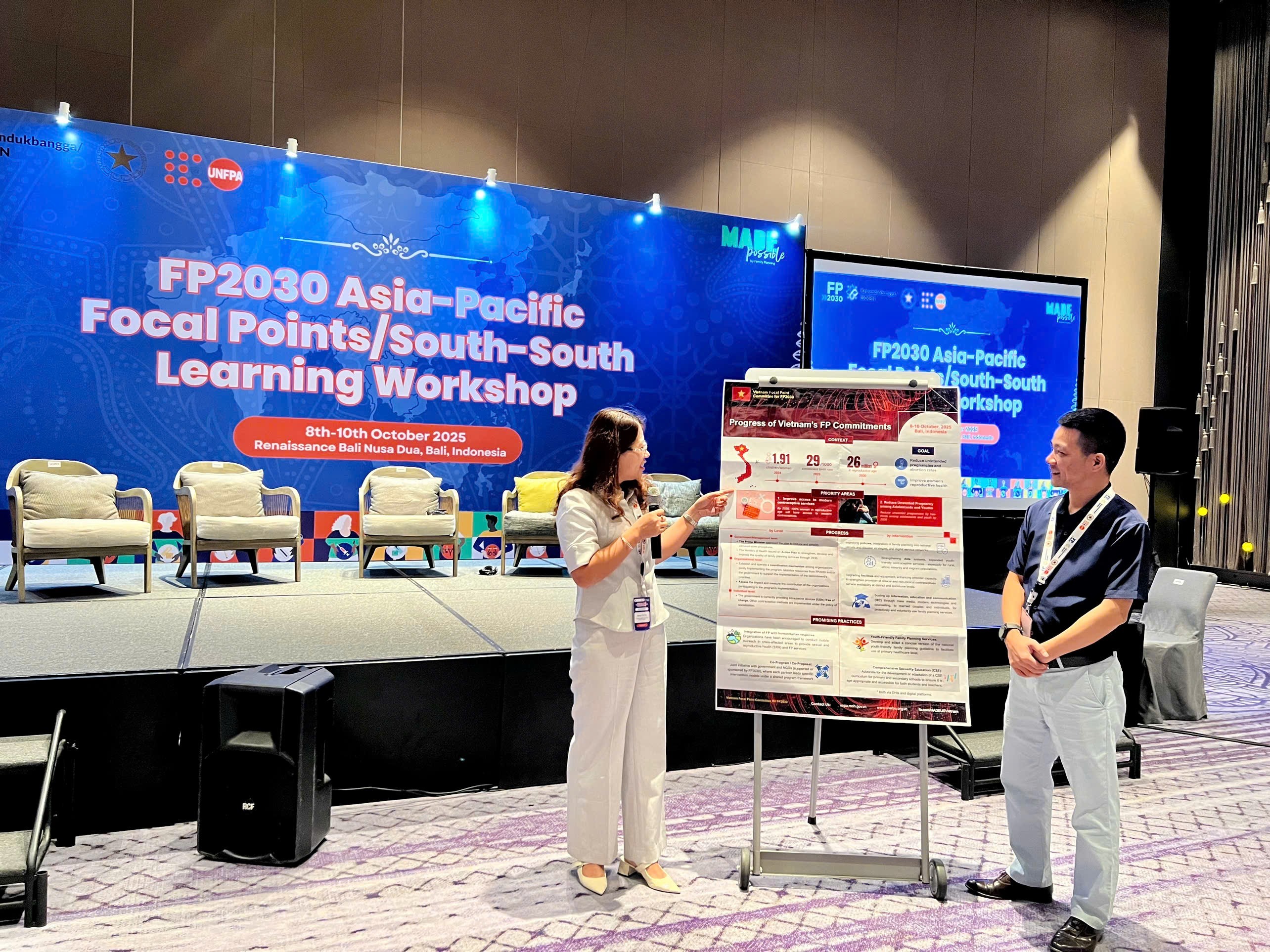 Hội thảo Chương trình kế hoạch hóa gia đình toàn cầu khu vực Châu Á – Thái Bình Dương tại Bali, Indonesia