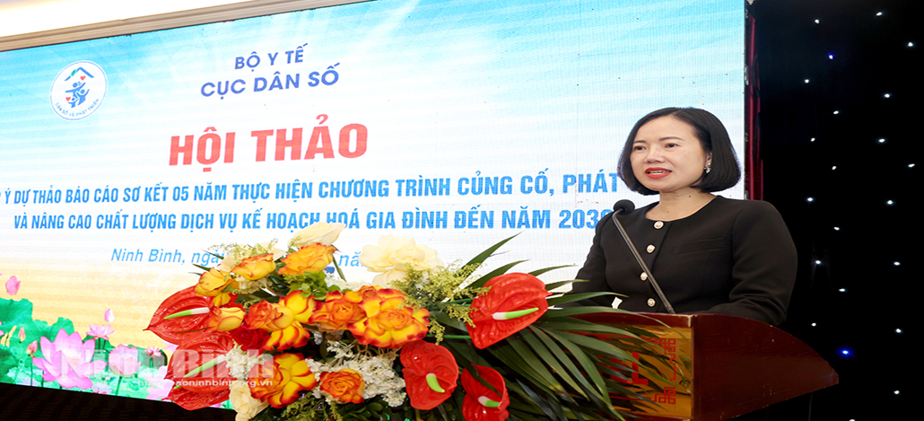 Hội thảo góp ý dự thảo Báo cáo sơ kết 5 năm thực hiện Chương trình củng cố, phát triển và nâng cao chất lượng dịch vụ KHHGĐ đến năm 2030