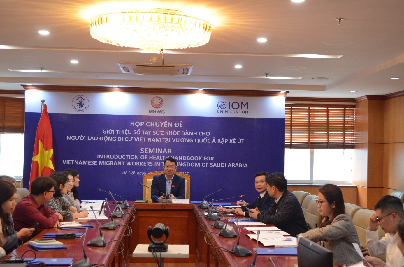 Giới thiệu sổ tay sức khỏe dành cho người lao động di cư Việt Nam tại Vương Quốc Ả Rập Xê Út