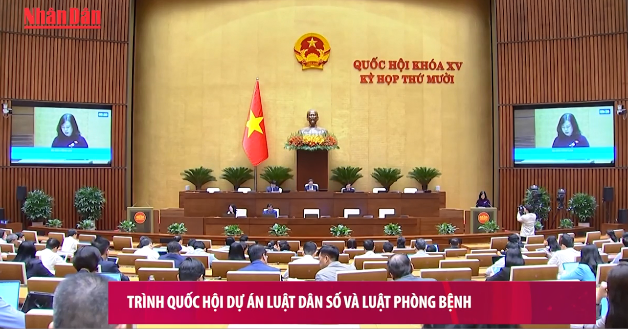 Trình Quốc hội dự án Luật Dân số và Luật Phòng bệnh - (Nhân Dân điện tử)